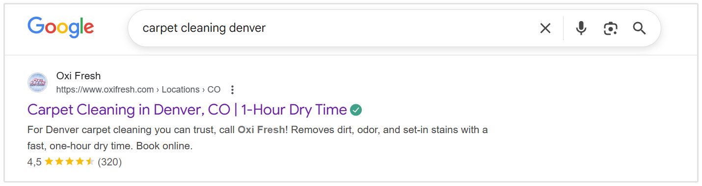 Carpet cleaning Denver